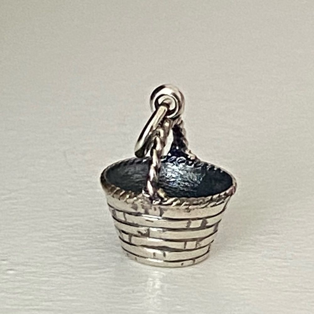 James Avery Retired Basket Charm